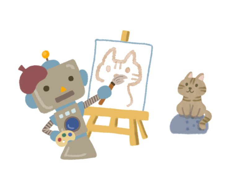 絵を描くロボット