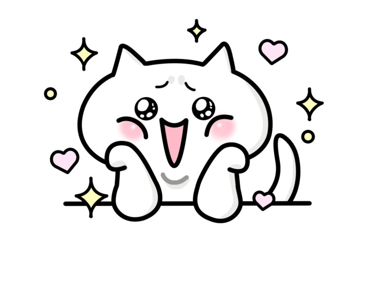 うるうるキラキラした猫