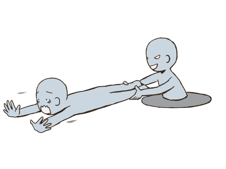 引きずり込むドローイング