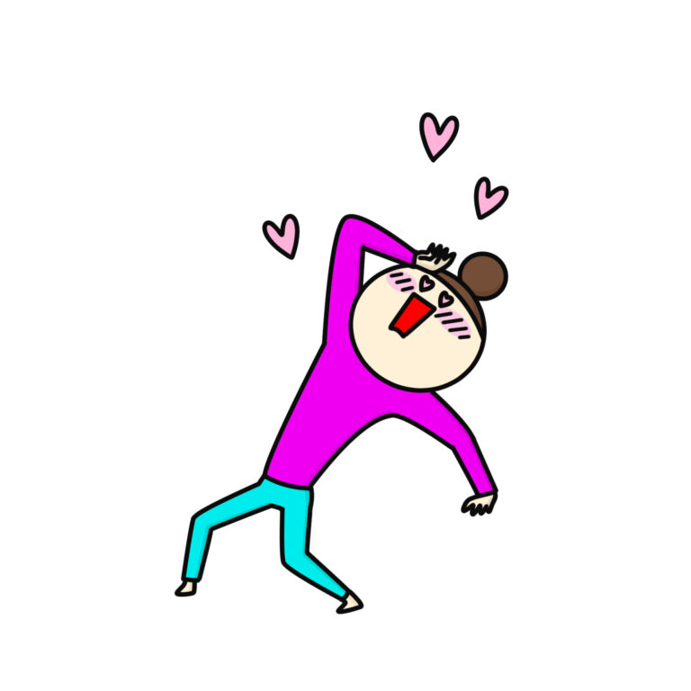 クラッとする女性 ハート