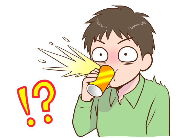 飲み物を噴く ver.2